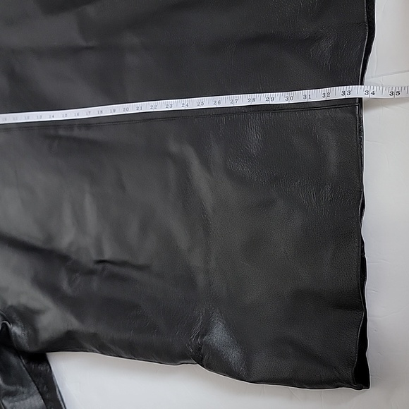 FREQUENCY OUTERWEAR Black Genuine Leather Jacket/ Size Xl. - Picture 7 of 12